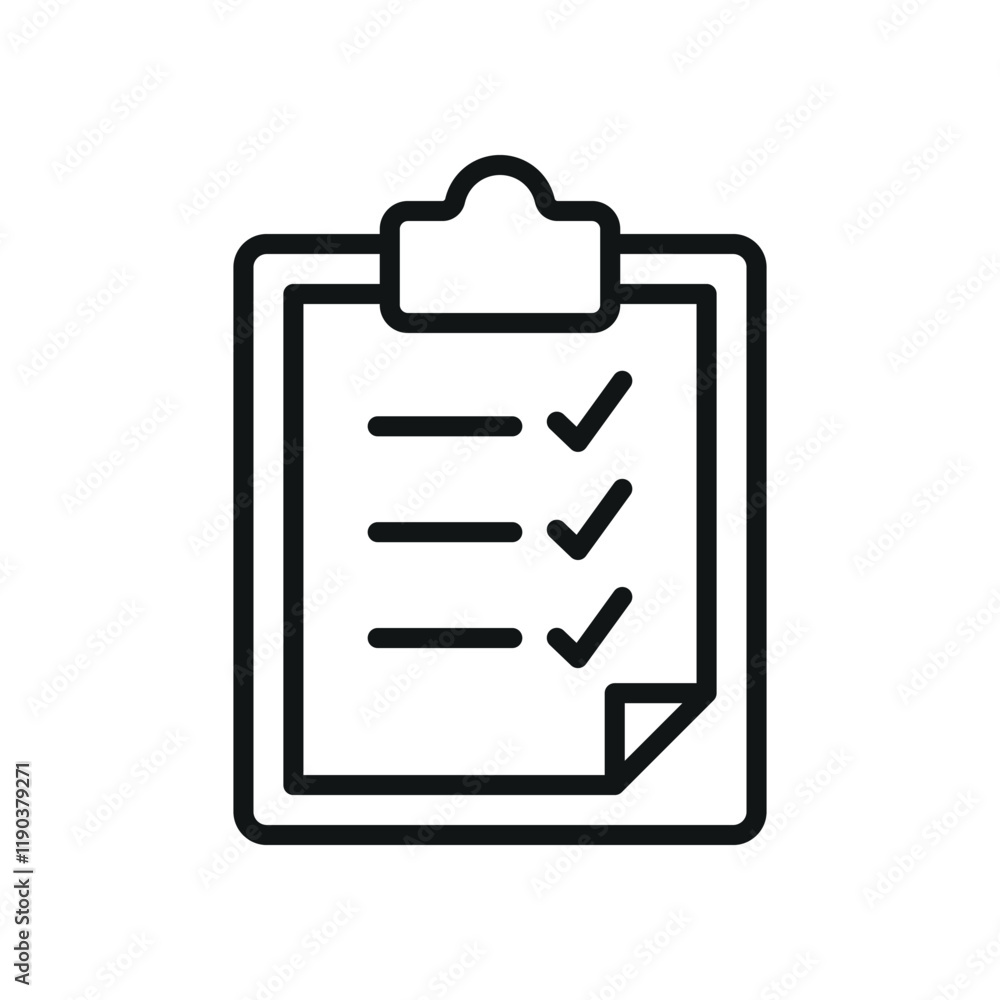 Clipboard stationary icon featuring a sleek and practical style, ideal for adding structure to productivity, paperwork, or task management-themed projects Clipboard stationary icon featuring a sleek and practical style, ideal for adding structure to productivity, paperwork, or task management-themed projects