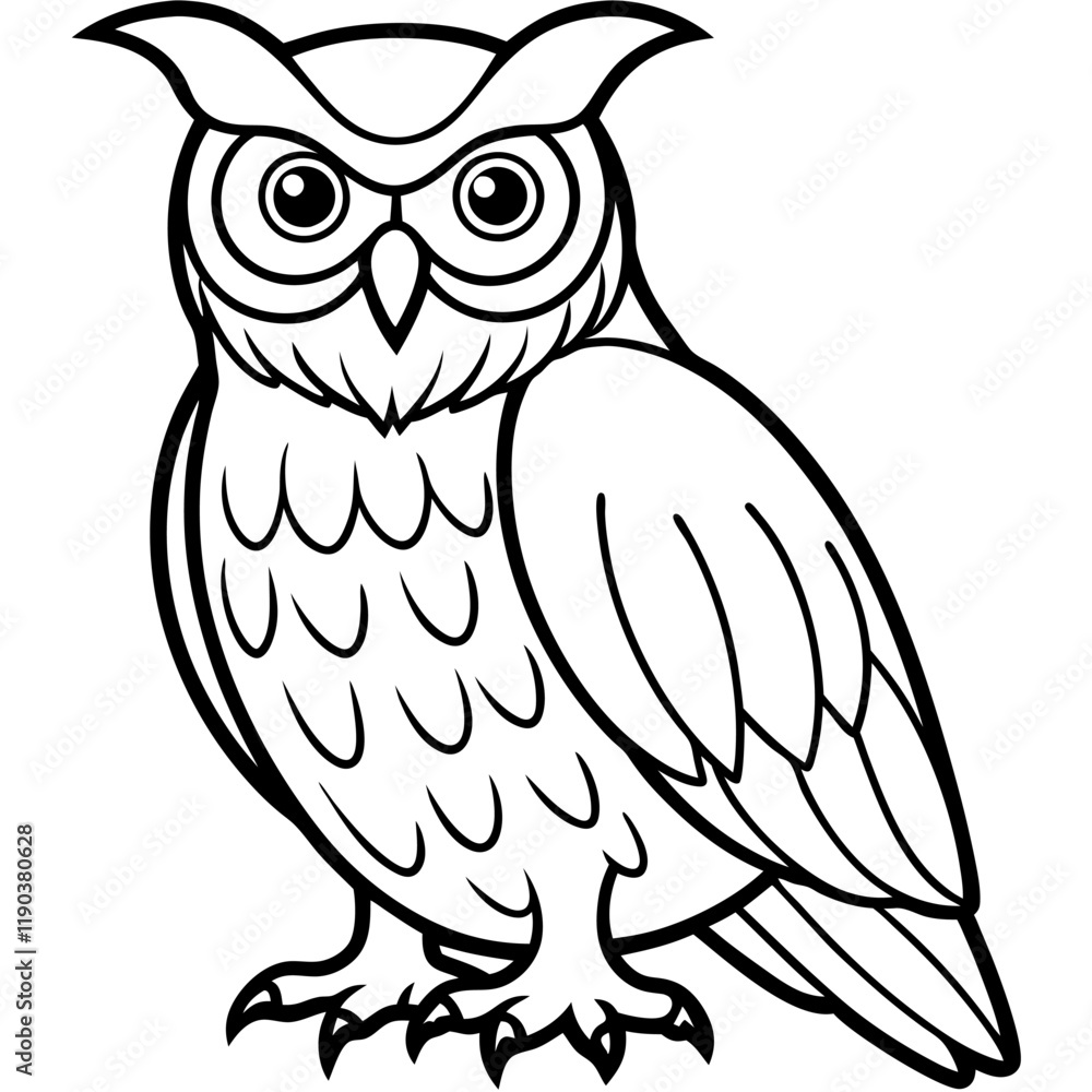 owl on a branch owl on a branch
