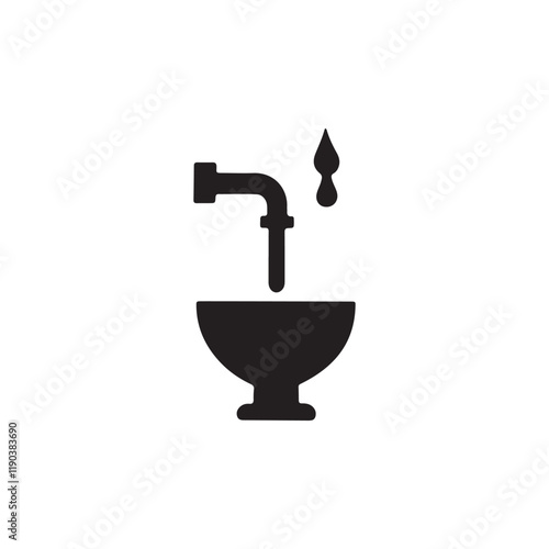 plumbing service silhouette vector clip art logo photo