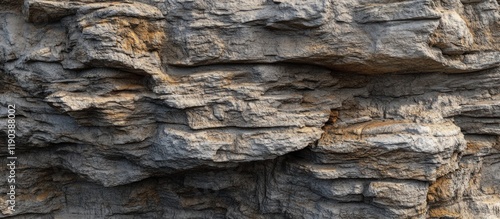 Rough, layered rock face texture.