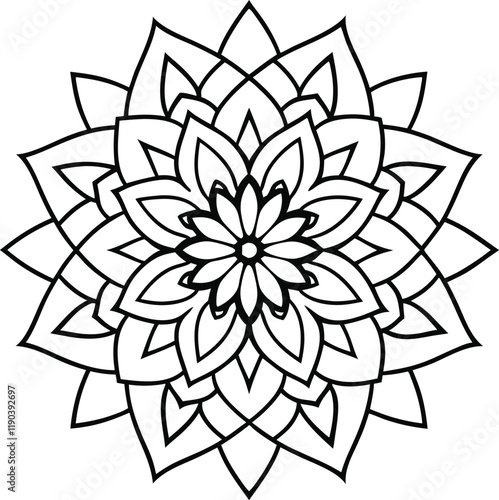 Mandala Coloring for Weddings: Romantic Patterns for Relaxing Moments