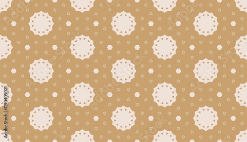 Sophisticated Geometric Neutral Seamless Pattern.