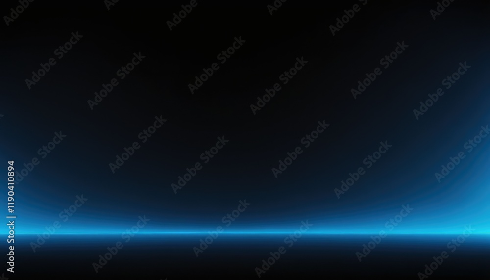 Fototapeta premium Abstract luxury gradient blue background smooth dark blue with black vignette studio banner 6