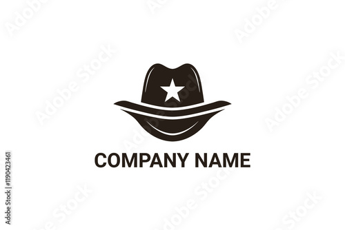 Creative Iconic Hat Logo Design Template