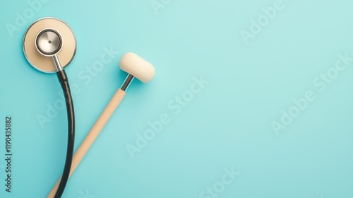 A healthcare provider checking a patient reflexes with a reflex hammer.