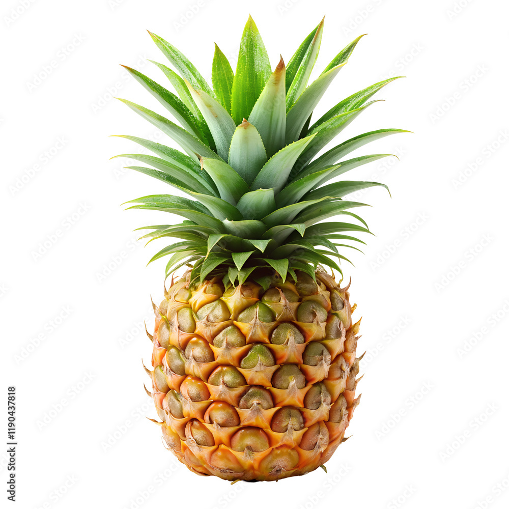 Fototapeta premium pineapple isolated on transparent background