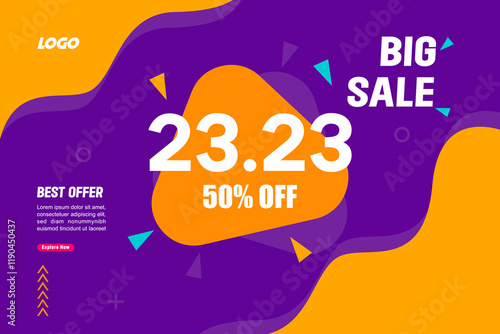 Attractive Deals Mega Sale Mania Template in Action