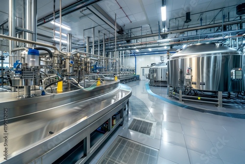 Insight into a high-tech food facility showcasing innovation in production, portraying the technology and innovation in a food manufacturing facility