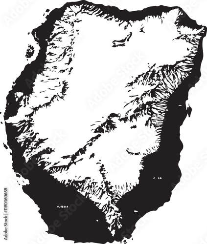 vector map of continent