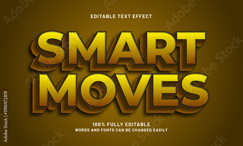 smart moves editable text effects with a smart and future theme photo