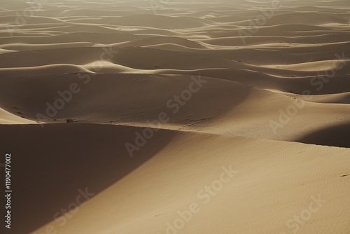 Sandy formation of Erg Chigaga dune at Sahara desert in southeastern MOROCCO photo