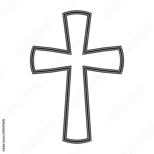 Ornate Christian Cross with...