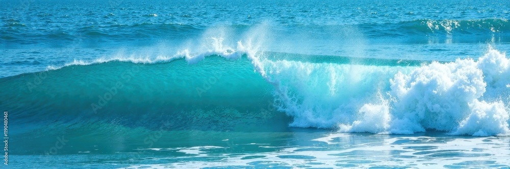 Vibrant blue sea, rolling waves, frothy whitecaps, image, foam texture, vivid Vibrant blue sea, rolling waves, frothy whitecaps, image, foam texture, vivid