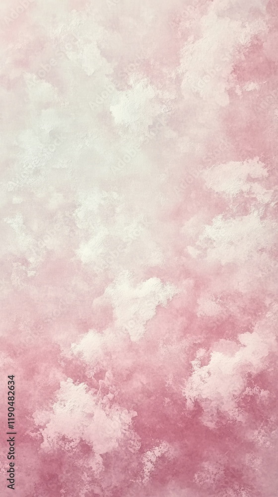 Soft pink cloud gradient with delicate textured effect for elegant design