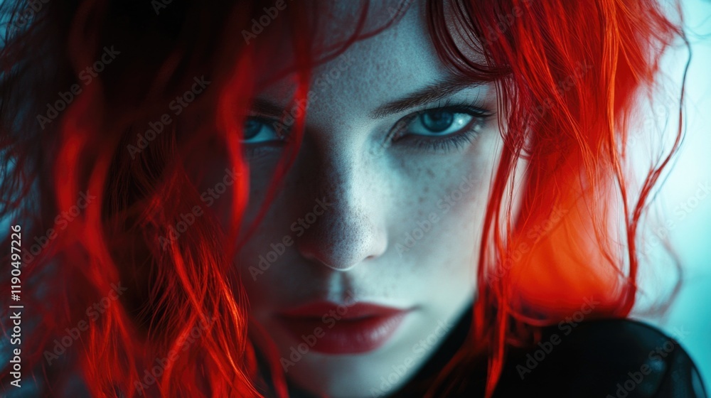 Close-up of redhead woman Close-up of redhead woman