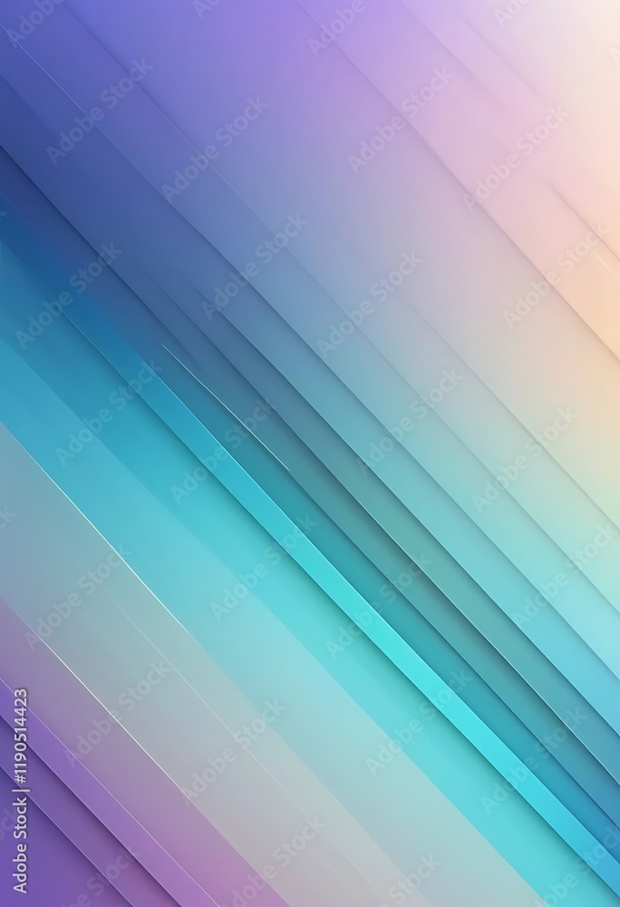Obraz premium Abstract Diagonal Lines Pastel Color Gradient Background