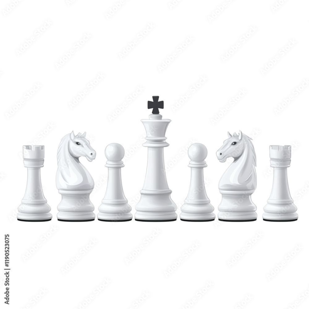 Chess isolated on white transparent background Chess isolated on white transparent background