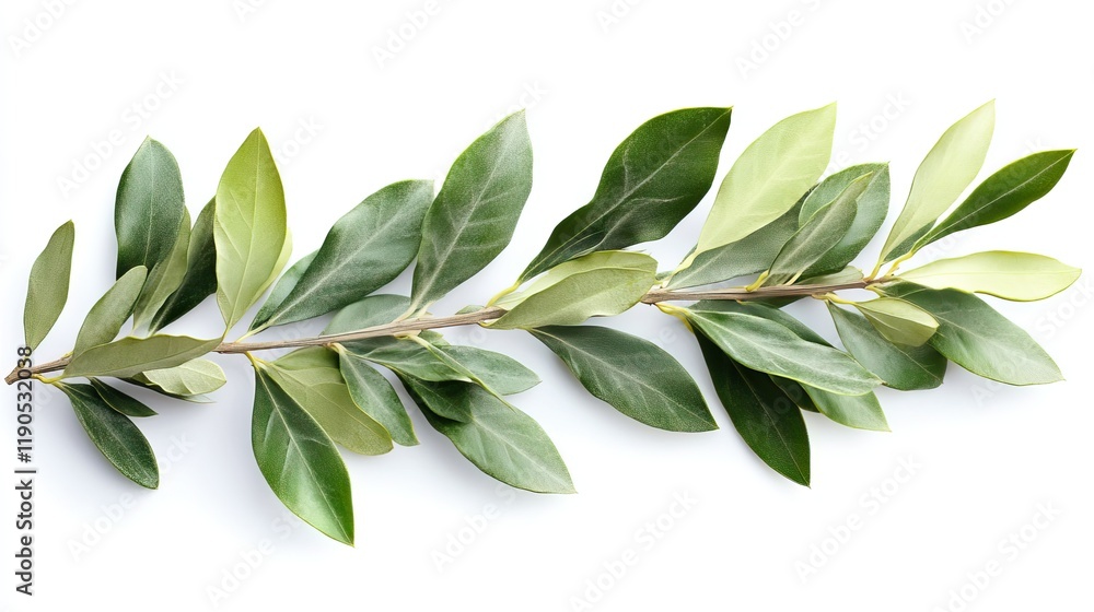 An olive branch is isolated on a transparent background, symbolizing peace An olive branch is isolated on a transparent background, symbolizing peace