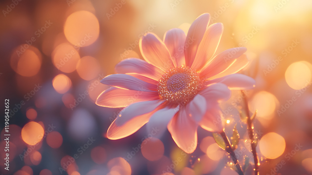 Close-up of a delicate flower with soft petals and gentle lighting, flower background Close-up of a delicate flower with soft petals and gentle lighting, flower background