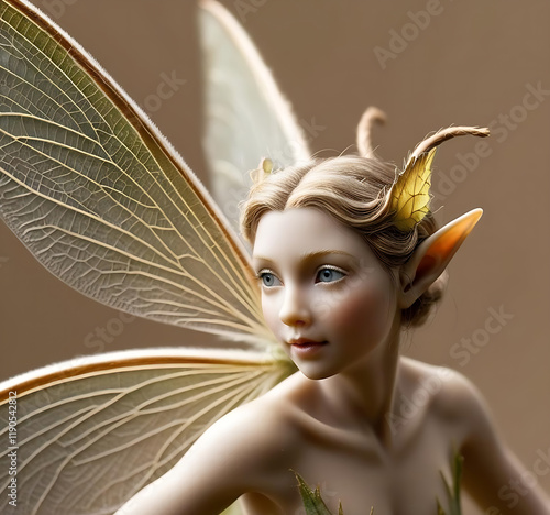portrait of a beautiful fairy 