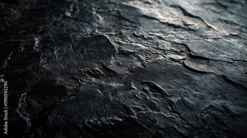Wallpaper Mural Black Stone Surface Close Up Torontodigital.ca