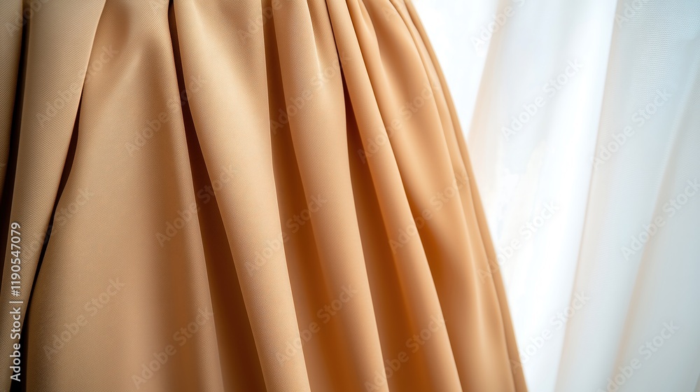 Beige Fabric Drape Texture Background - Neutral colors Beige Fabric Drape Texture Background - Neutral colors
