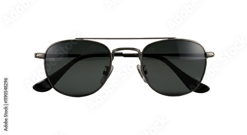 Stylish Gunmetal Aviator Sunglasses with Dark Grey Lenses | Classic Retro Design for Men & Women | High-Quality Metal Frame | Perfect for Sun Protection & Fashion Statement | Durable & Lightweight Eye photo