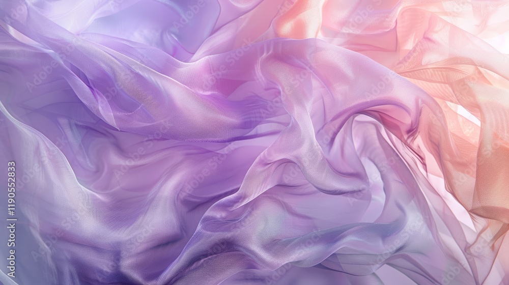 Fototapeta premium Abstract Pastel Fabric Drape Wallpaper