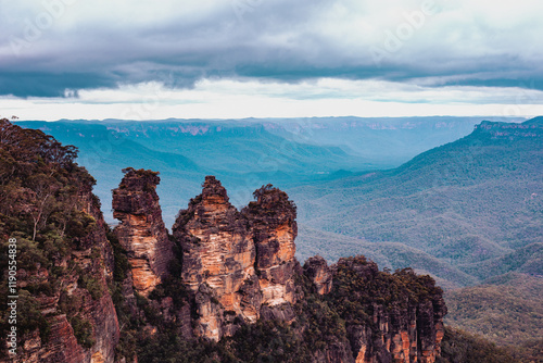 Three Sisters in the Blue Mountains, NSW, Australia