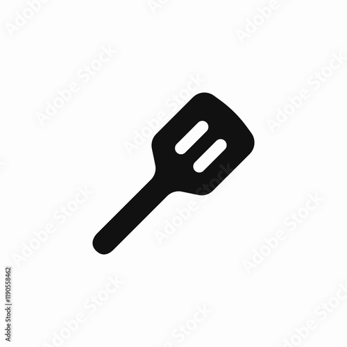 Spatula kitchen tool icon vector sign