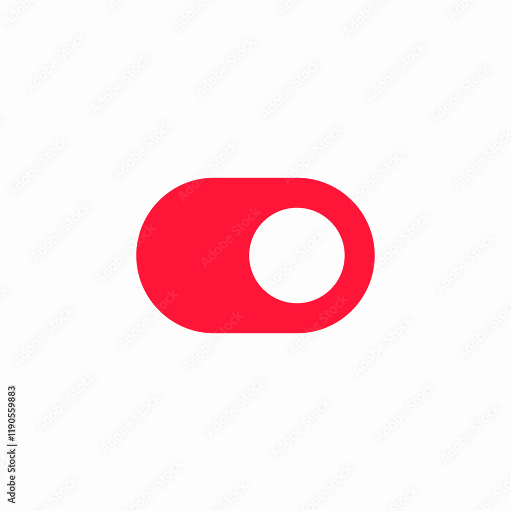 power switch button icon vector sign power switch button icon vector sign