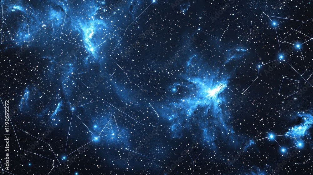 Cosmic Orion Constellation at Night Cosmic Orion Constellation at Night