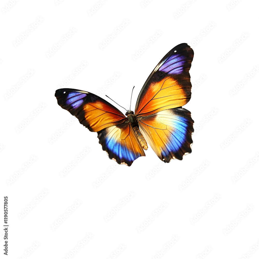 Obraz premium butterfly on white background
