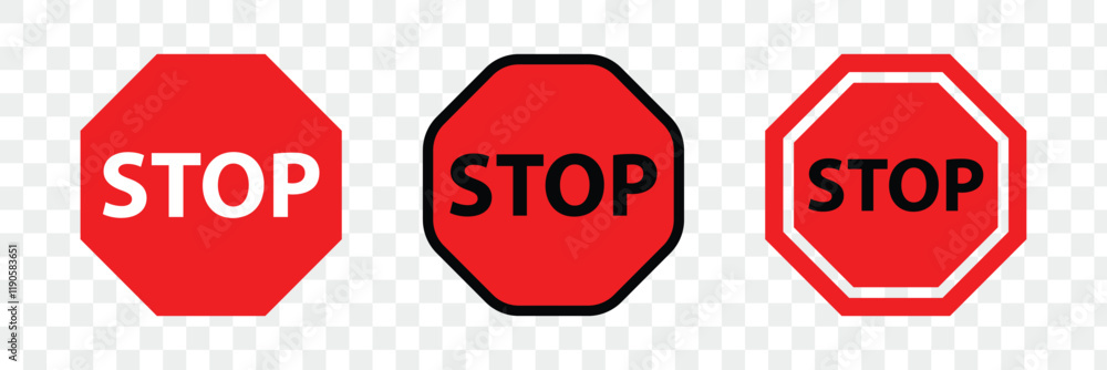 Prohibited Sign Isolated on a Transparent Background Prohibited Sign Isolated on a Transparent Background