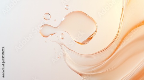 close up of a water splash photo