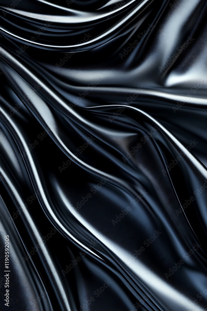 Dark, flowing fabric with elegant drapes. Dark, flowing fabric with elegant drapes.