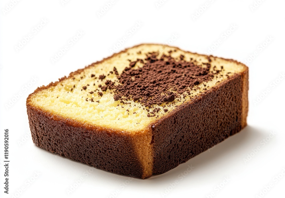 Deliciously Moist Chocolate-vanilla Cake Slice Isolated on White, Perfect for Desserts, Celebrations, or Cafes, Showcasing Layered Textures and Rich Flavors Deliciously Moist Chocolate-vanilla Cake Slice Isolated on White, Perfect for Desserts, Celebrations, or Cafes, Showcasing Layered Textures and Rich Flavors