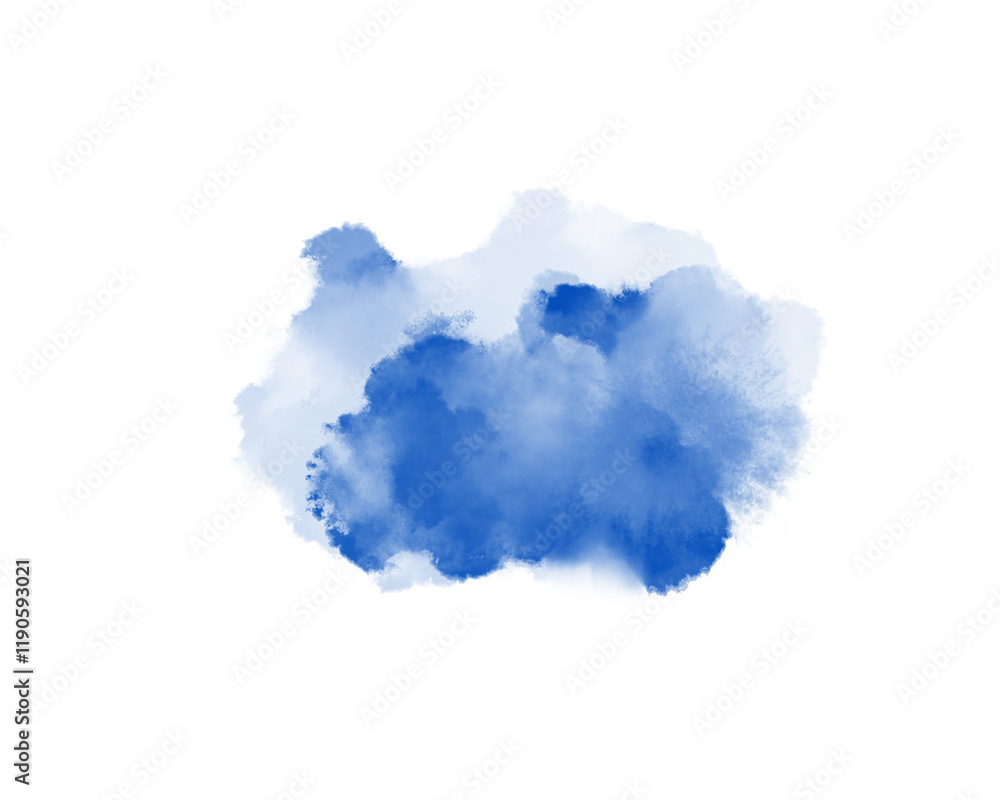 Иллюстрация Abstract watercolor shapes Иллюстрация Abstract watercolor shapes