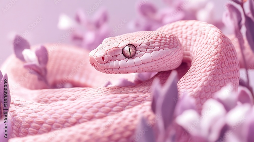 Fototapeta premium snake in the sun