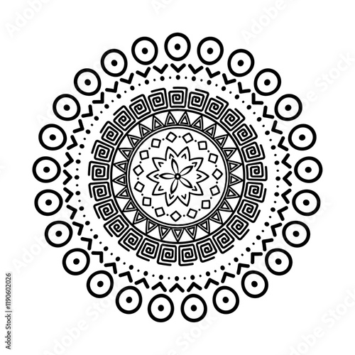 Mega mandala bundle for coloring book interior