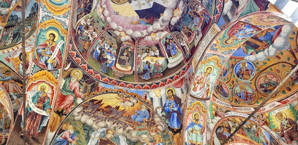 Fototapeta premium detail of colorful mosaic