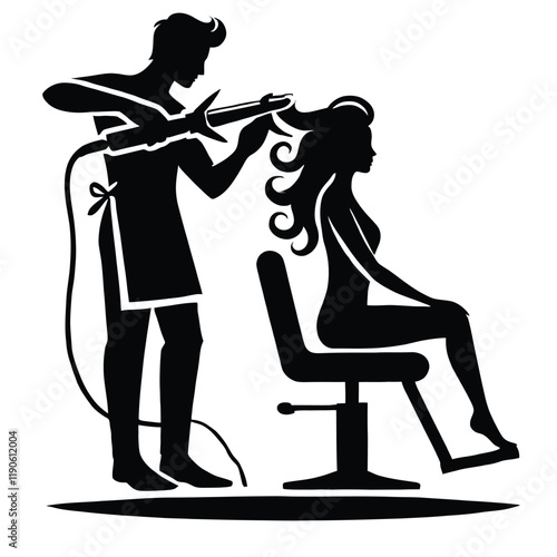 Hair Stylist Silhouette