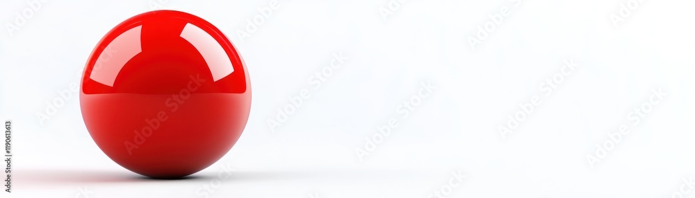 Vibrant Red Sphere on a Clean, Minimalist White Background for Creative Design Concepts. Vibrant Red Sphere on a Clean, Minimalist White Background for Creative Design Concepts.