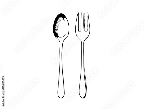 fork and spoon