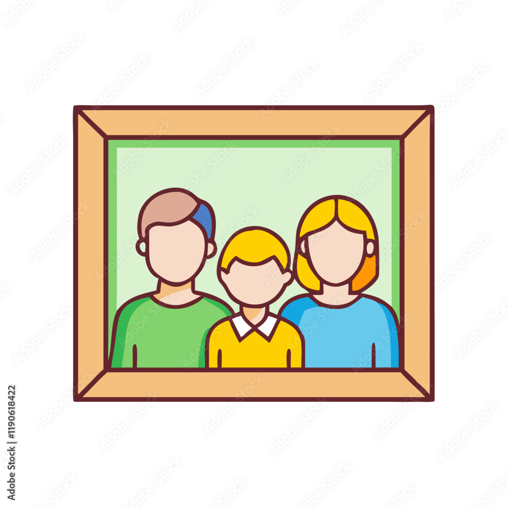 family portrait frame vector icon, family portrait frame vector illustration - simple illustration of family portrait frame, perfect for logos family portrait frame family portrait frame vector icon, family portrait frame vector illustration - simple illustration of family portrait frame, perfect for logos family portrait frame