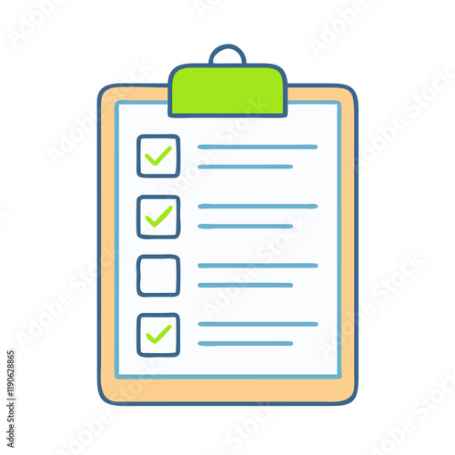 clipboard with checklist vector icon,clipboard with checklist vector illustration - simple illustration of clipboard with checklist ,perfect for logos clipboard with checklist 