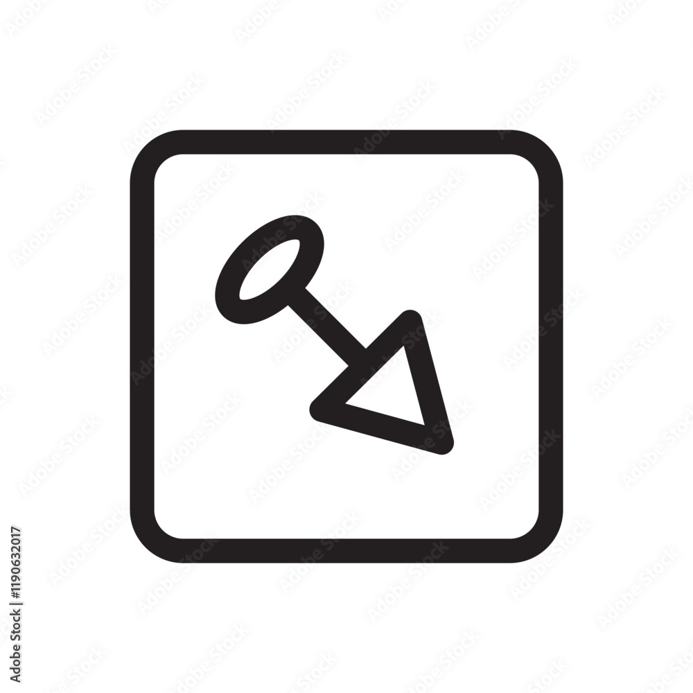 Arrow pointing to the upper-right corner, symbolizing diagonal movement or direction toward the top-right. Arrow pointing to the upper-right corner, symbolizing diagonal movement or direction toward the top-right.