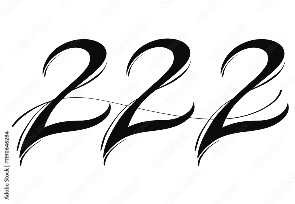 Obraz premium 222 angel number
