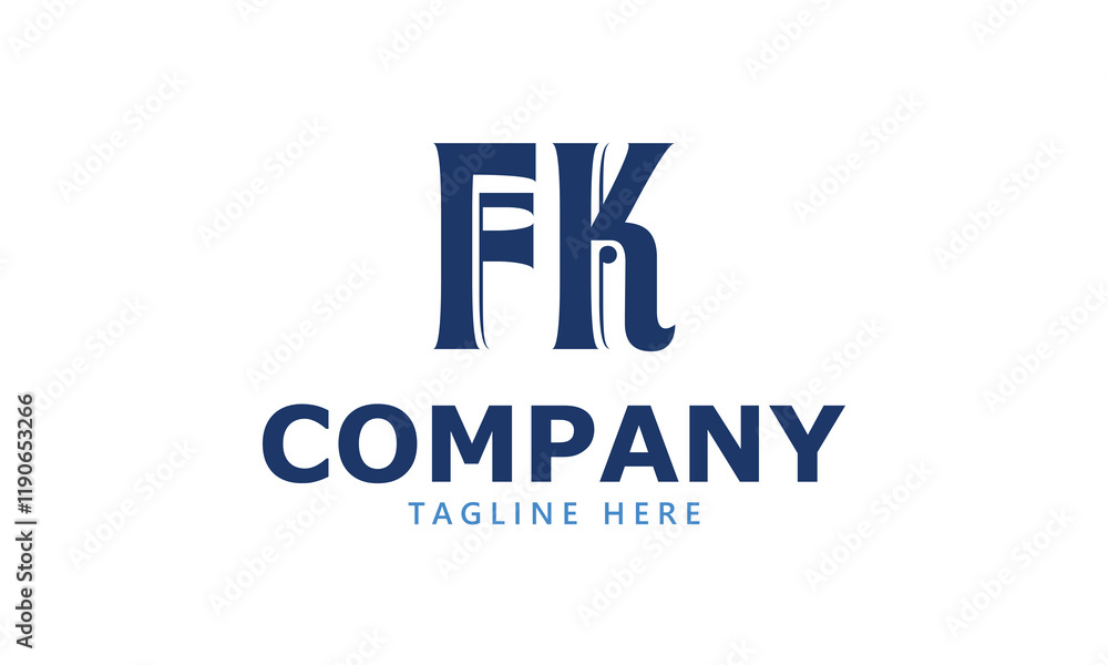 FK F fk initial logo | initial based abstract modern minimal creative logo, vector template image. luxury logotype logo, real estate homie logo. typography logo. initials logo