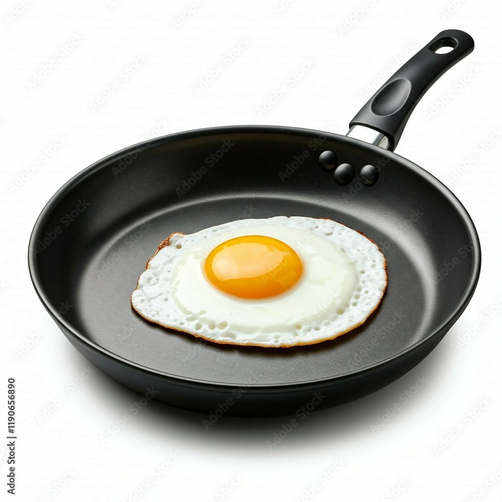 Fried egg in a frying pan Fried egg in a frying pan